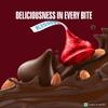 HERSHEY'S Kisses Special Dark 'N' Almonds Melt in Mouth Chocolates 33.6Grams Pack of 3 view 3