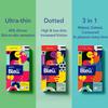 Bleu Natural Latex Paraben free Ultra thin (2 packs ) & Dotted Combo Condom (Set of 3, 24 Sheets) view 2