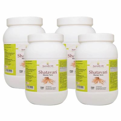 Ayurvedic Life Shatavari Tablets (120 Count Pack of 4)