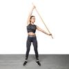 HUNGYAN Multipurpose Wooden Pranayama Stick - 6 ft Natural Wooden - Lung Opener for Fuller Breathing - Posture Corrector and Flexibility Enhancer - Detachable Robust Yoga Pole - 1pc. view 1