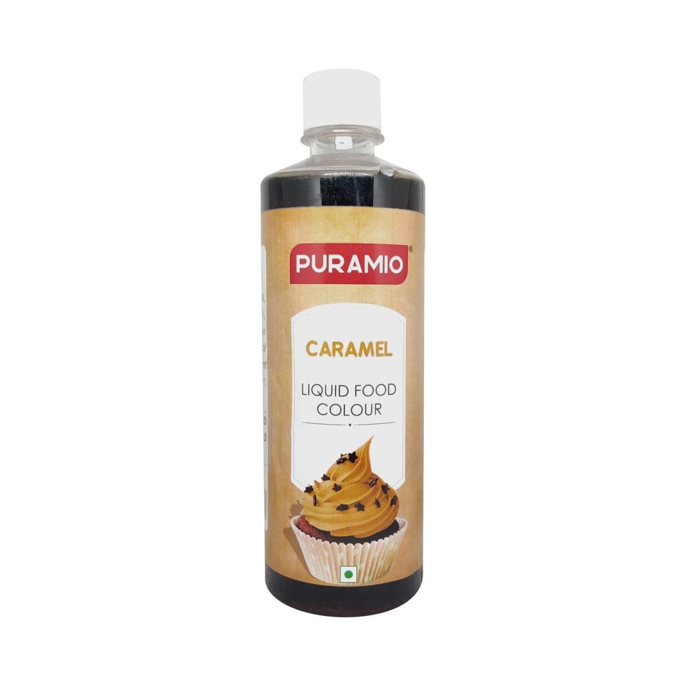 Puramio Liquid Food Colour - Caramel, (500ml)