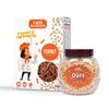CookGarden Rolled Oats 500g & Foxnut Pasta 300g | Wholegrain Breakfast | High Protein and Fibre Combo | Box view 1