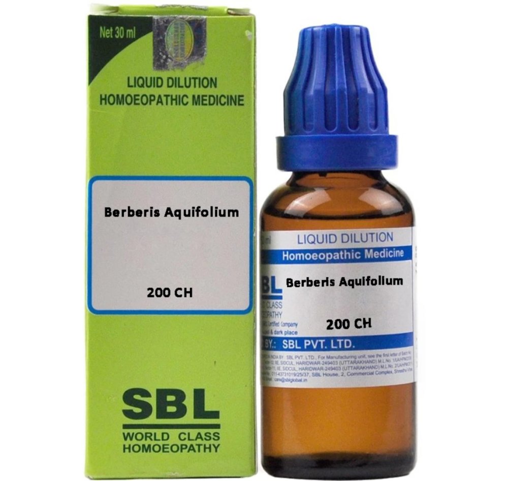SBL Berberis Aquifolium 200 CH Dilution (30 ml X 3)