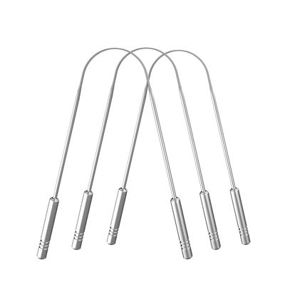 CEPILLO Ayurvedic Tongue Scraper, Surgical Grade Stainless Steel Tongue Cleaner Scraper, Anti-Microbial Tongue Cleaner For Kids & Adults (Pack Of 3)