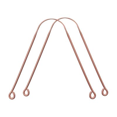 CEPILLO Surgical Grade Copper Tongue Cleaner Scraper, Anti-Microbial Tongue Cleaner For Kids & Adults (2)