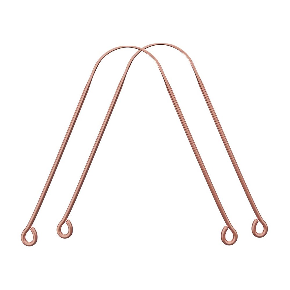 CEPILLO Surgical Grade Copper Tongue Cleaner Scraper, Anti-Microbial Tongue Cleaner For Kids & Adults (2)
