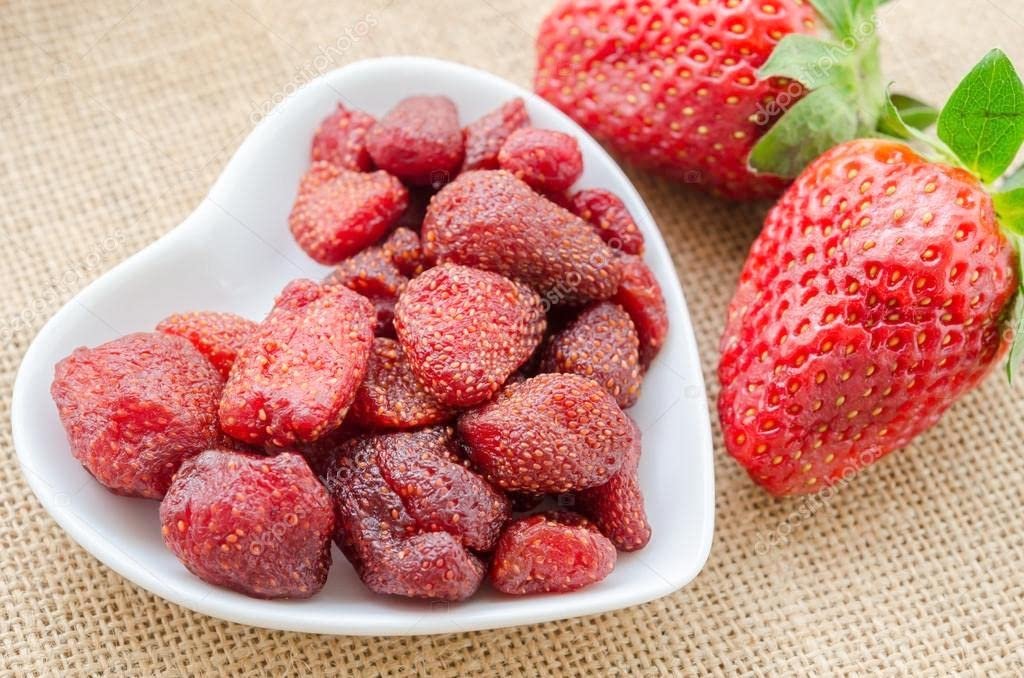 A D Food & Herbs Dried Strawberry - Dry Fruits,Healthy Snacks Breakfast, Cakes Cookies Baking, Jams, Smoothies, Ice Creams, Muesli & Granola Ingredient (50 Gms x pack of 3)