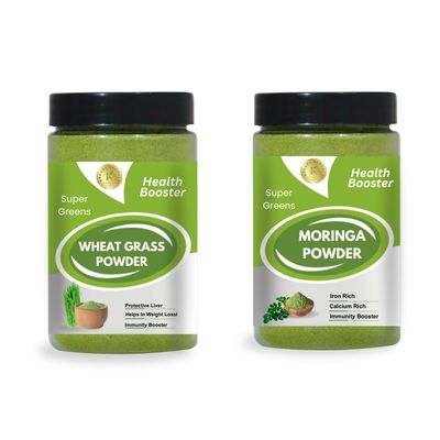 Kedars product Moringa powder & Wheat grass powder 100 gm each