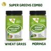 Kedars product Moringa powder & Wheat grass powder 100 gm each view 2