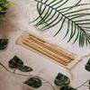 ONEarth Bamboo Straws [Pack of 2 Straw with one Cleaner],Biodegradable Reusable Straw for Kids and Adults, Handcrafted Natural Alternative to Plastic,Non-Toxic and No Inks Dyes Straws view 3