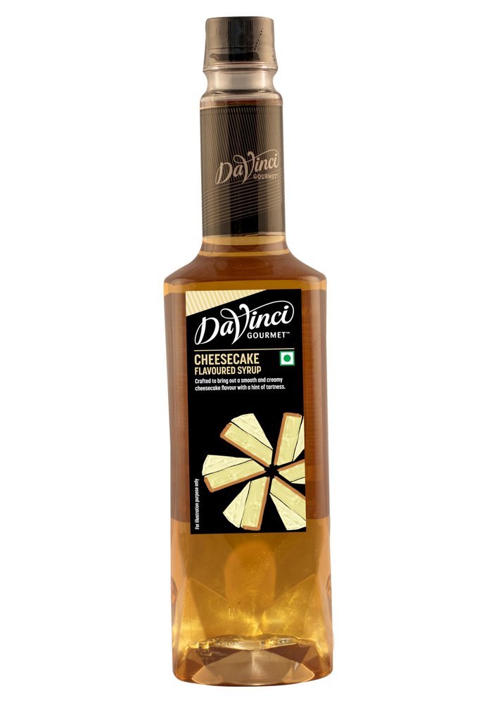 DaVinci Gourmet Cheesecake Flavoured Syrup 750ml | Creamy & Sweet Syrup for Coffee, Desserts, Beverages | Premium Caf Style Syrup for Home, Bar & Restaurant Use