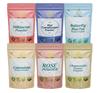 A D Food & Herbs Combo of Butterfly Pea/Rose/Hibiscus/Blue Corn/Chamomile/Calendula Flower Powder Aromatic Edible for Homemade Lattes,Tea Blends,BathSaltsFace Body packs (100 GMS x Pack of 6) view 1