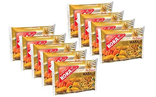 HRBS Free Oregano 50 Grams & KOKA Instant Noodles - Masala Flavour (85 gm x Pack of 9) Tasty Noodles with Inside Spices & flavouring Oil- Imported Noodles