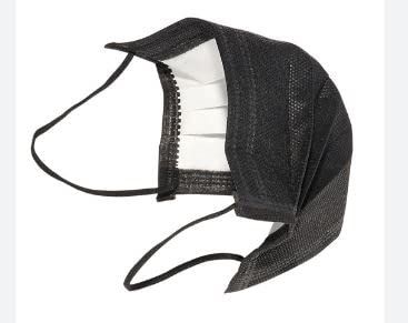 Black & White 3 Layer Surgical Mask With Nose Clip Prime (100 Pcs)