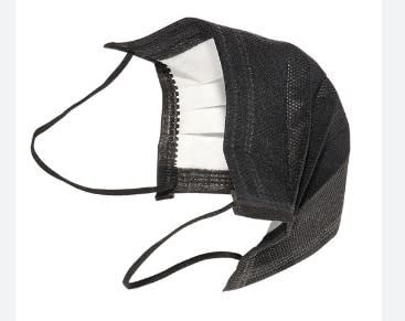 Black & White 3 Layer Surgical Mask With Nose Clip Prime (100 Pcs)