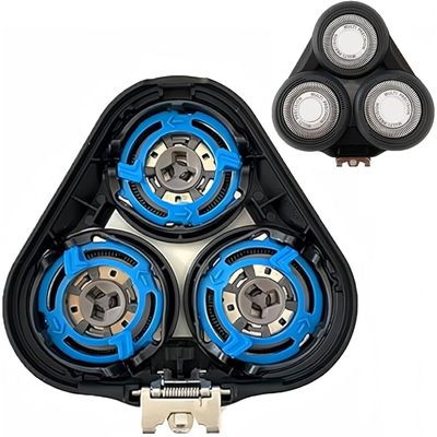 Gleway Sh50/52 Replacement Whole Heads For Philips Series 5000 Electric Shavers, Whole Replacement Head Fit For Phillip Razor Series S5000 All Models S5252 S5270 S5271 More, Black