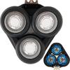 Gleway Sh50/52 Replacement Whole Heads For Philips Series 5000 Electric Shavers, Whole Replacement Head Fit For Phillip Razor Series S5000 All Models S5252 S5270 S5271 More, Black view 4