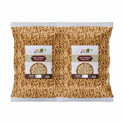Diwali Sale Soyabean Sabut/Soyabean Whole|Soya Bean/Soya/Soy/Haba Soya Sabut/Whole-1960g(980g*2Pkt) Great Indian Festival