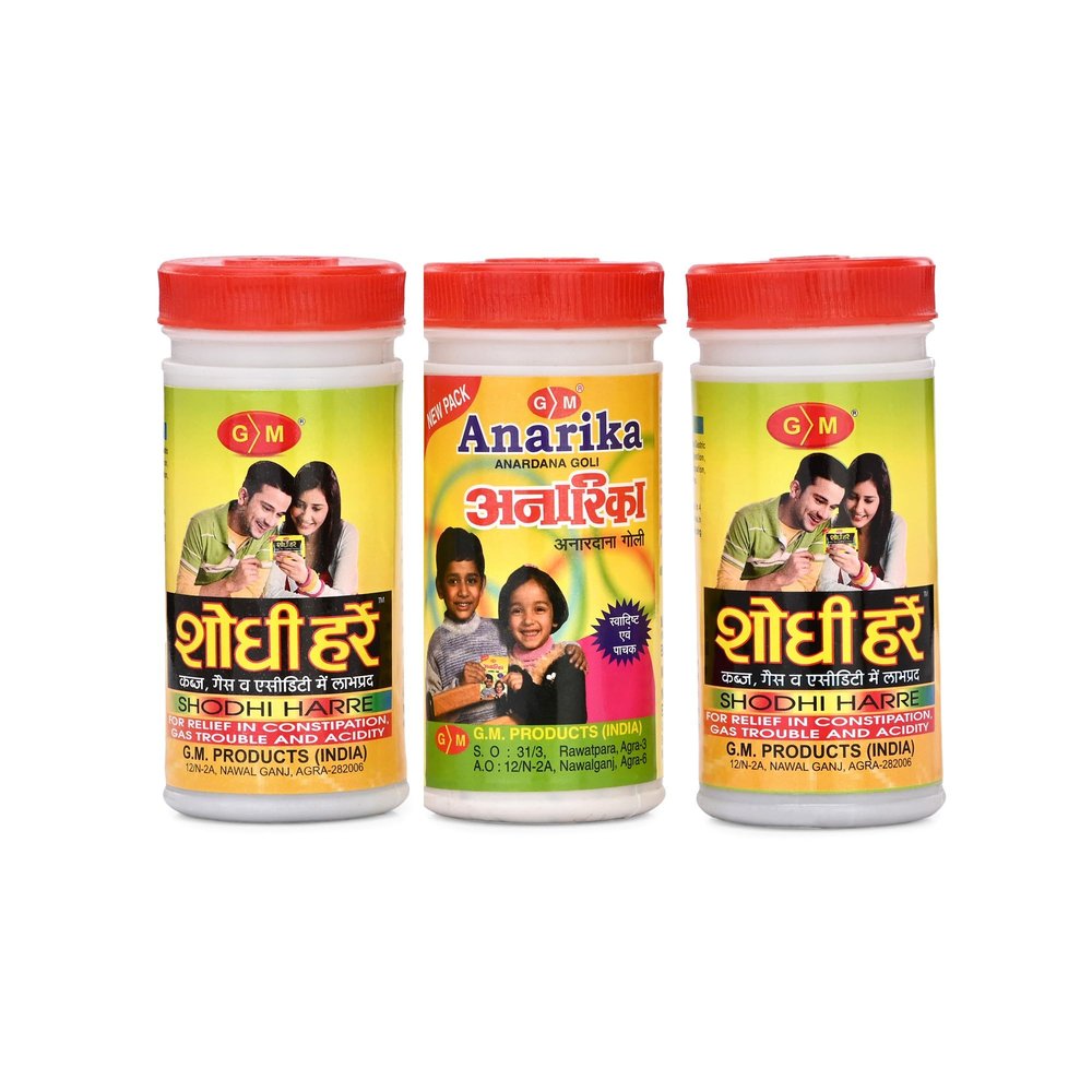 G.M. Shodhi Harre*2 and G.M. Anarika*1 (Pack of 3) 60 gm each