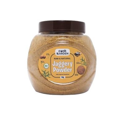 CookGarden Jaggery/Gud Powder - 700g Natural Sugar| No Preservatives Added | Unadulterated | Best Substitute for Sugar