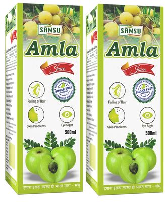 Sansu Amla Juice 500ml (Pack of 2)