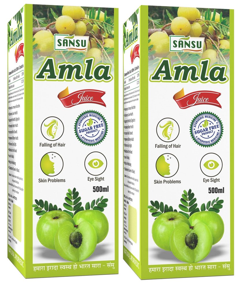 Sansu Amla Juice 500ml (Pack of 2)