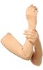 QRAFTINK  Cotton Full Hand ARM Sleeves Gloves For Summer.||, Winter, Dust & Sun Protective beige color view 1