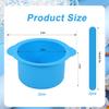2 Pieces Professional Wax Heater, Reusable Electric Silicone Cooker Wax Heater with 2 Pieces Blue Silicone Wax Spatula Compatible with Electric Waxing Kit 16 oz (Pink, Blue) view 2
