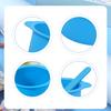 2 Pieces Professional Wax Heater, Reusable Electric Silicone Cooker Wax Heater with 2 Pieces Blue Silicone Wax Spatula Compatible with Electric Waxing Kit 16 oz (Pink, Blue) view 3