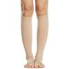 1 Pair Socks Men Women 20-30mmHg Open Toe Stockings Sleeves for Varicose Vein Swelling FANGKAI view 1