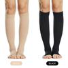 1 Pair Socks Men Women 20-30mmHg Open Toe Stockings Sleeves for Varicose Vein Swelling FANGKAI view 3