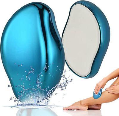 M.S TRADERS Crystal Hair Eraser for Women and Men, Magical Physical Hair Eraser, Reusable & Washable, Painless Exfoliation Hair Removal Tool for Arms/Legs/Back - Fast & Easy to use Portable