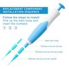 Sevia 2 in 1 Skin Tag Removal with Auto Skin Tag Remover Pen with 20 Micro and 20 Regular Skin Tag Bands, Safe and Painless Remove 2mm - 8mm Skin Tags, Painless Skin Tag Remover Kit view 3
