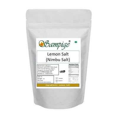 Sampige Lime salt| Citric acid | Lemon Sal |Nimbo salt |Zesty Gourmet Seasoning for Culinary Bliss - 900 Gram