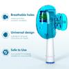 Nincha Toothbrush Head Cover for Manual and Powered toothbrush - Multiple Colors -Pack of 6 view 2