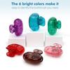 Nincha Toothbrush Head Cover for Manual and Powered toothbrush - Multiple Colors -Pack of 6 view 3