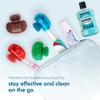 Nincha Toothbrush Head Cover for Manual and Powered toothbrush - Multiple Colors -Pack of 6 view 4
