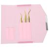 Beaupretty Lash Tweezers Lash Tweezers Eyelash Tweezers Case Makeup Tools Storage Bag for Eyelash Grafting Extension Tweezers Eyelash Extension Tweezers Eyelash Extension Tweezers, Pink, 18x7x1.6cm, Centimeter view 4