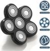 Electric Shaver Replacement Head for Bald Men Wet and Dry (6 Heads) view 2