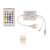 220V High Voltage LED Light Strip Light Controller RGB LED RF Remote Control with Music Modes- EU Plug view 2