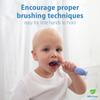 Dr. Brown's Toothscrubber Toddler Toothbrush, Bpa Free, Ages 1-4, Monster Design Manual Brush, 1 Count, Purple view 4