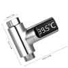 LED Digital 5~85C Shower Thermometer Self-Generating Real-Time Water Flow Temperature Monitor Thermometer with 360 Rotating Screen for Kids Elderly Pets FANGKAI view 3