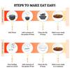 Eat Easy Ready To Eat Jain Amritsari Chole, 70gm of 1 Pack, Instant Food, Indian Meal, Travel Food, No Preservatives, No Added Artificial Colours & Flavours, Just Add Water and Cook (Pack of 2) view 3