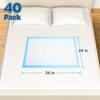 Disposable Underpads Incontinence Bed Pads 24"X36" Disposable Changing Pads Ultra Absorbent Waterproof Incontinence Furniture Protection (24 x 36 inch 40 Count) view 4