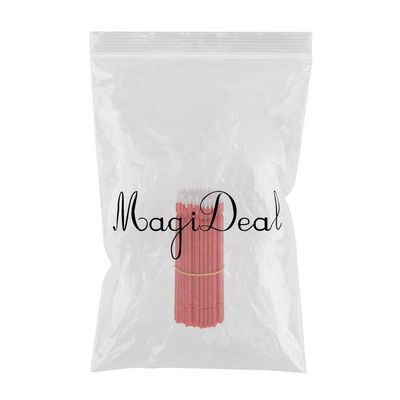 GAH 100 Pieces Dental Micro Applicator Brush Tooth Applicator Red