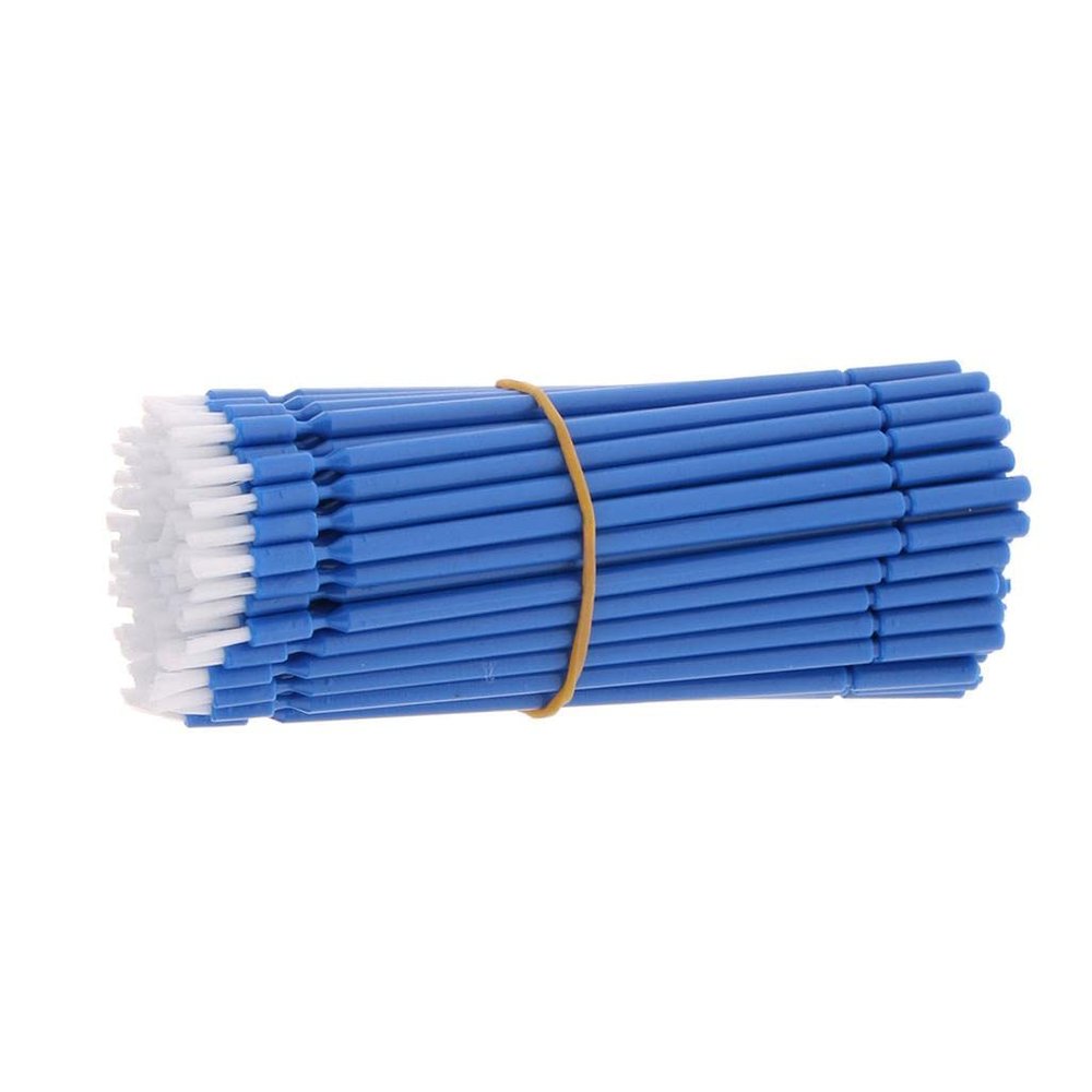 GAH 100 Pieces Dental Micro Applicator Brush Tooth Applicator Blue