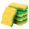 Dish Cleaning Sponge Non-Scratch Cellulose Household Kitchen Sponges, Dishes Sponge 4 Packages,Multi-Use Dish Scrubber Sponge For Household view 1