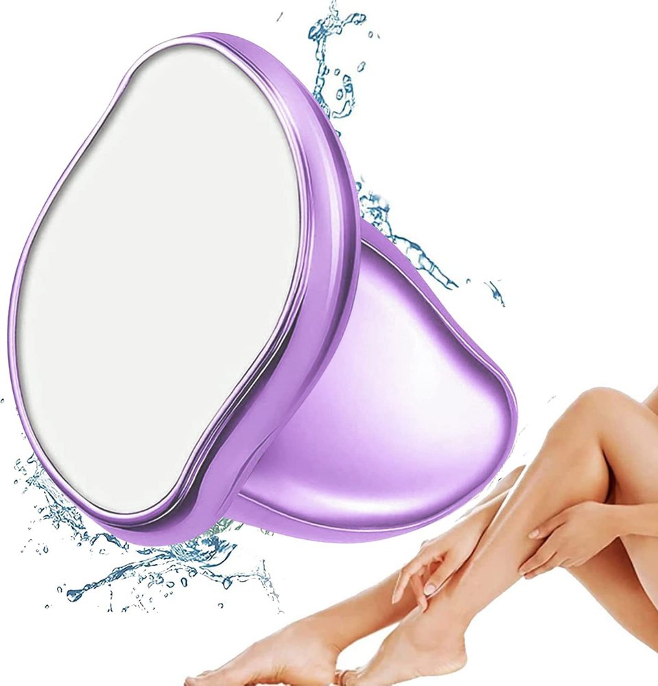 Generic Crystal Hair Removal Epilator for Women & Men - Armpits, Facial, Bikini, Pubic, Legs - Water Resistant - Purple - No Components Included