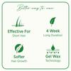 Ikin Instant Wax Strip with Aloe Vera For Dry Skin - 20 strips | Long Lasting Soft & Smooth Skin | Cold Gel Wax Hair Removal | Upto 4 Weeks of Smoothness | With 4 Perfect Wipes view 2