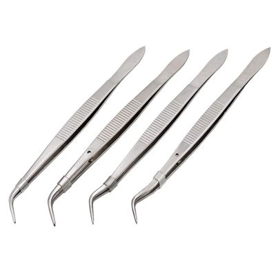 Dental Tweezer (Pack Of 5 Pieces) | 6 Inch Premium Quality Stainless Steel Tweezer
